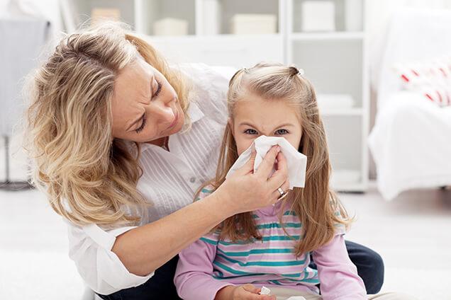Mother and Daughter in Home in need of Indoor Air Quality Service in Anoka, MN