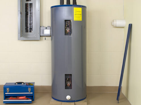 A water heater in Anoka, MN